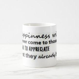 happiness coffee mug