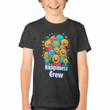 Happiness Crew – Cute Smiley Squad Youth T-Shirt