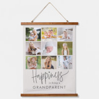 Happiness Editable Colour Photo Wall Tapestry