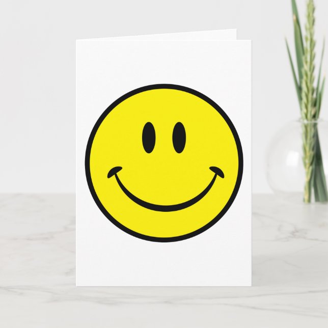 Happiness Face Card (Front)
