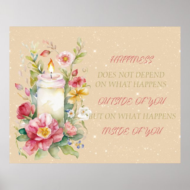 Happiness Feel Good Verse Poster (Front)