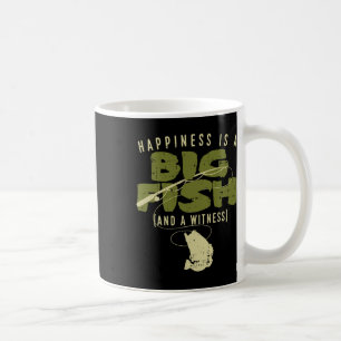 Happiness Fish Witness Big Fishing Fisherman Angle Coffee Mug
