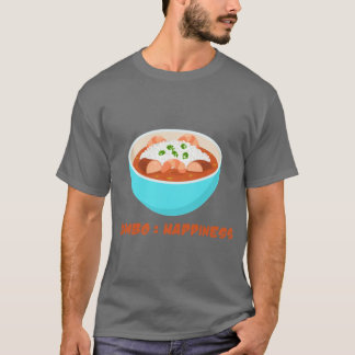 Happiness Food Quote Gumbo graphic T-Shirt