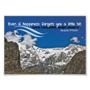 Happiness Forgets Custom Photo Print