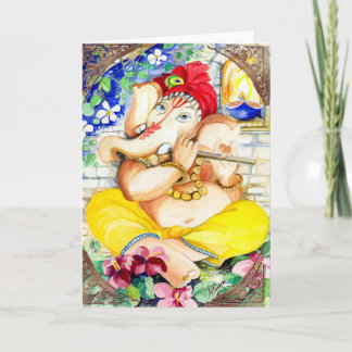 Happiness Ganesh Greeting Card
