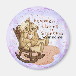 Happiness Grandma  magnet