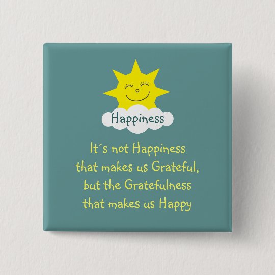 Happiness & Gratitude sun badge