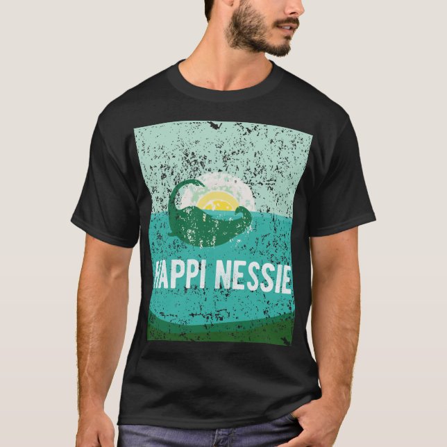 Happiness Happi-Nessie Lochness Moster Graphic Tee (Front)