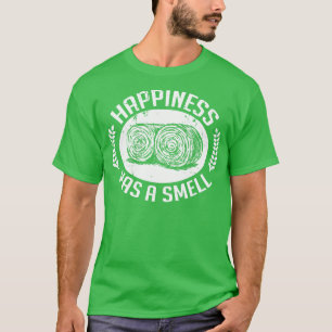 HAPPINESS HAS A SMELL white T-Shirt