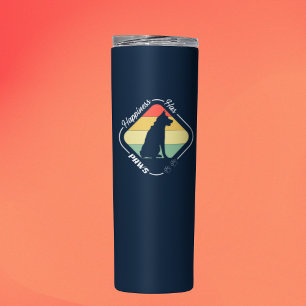 Happiness Has Paws Design Thermal Tumbler