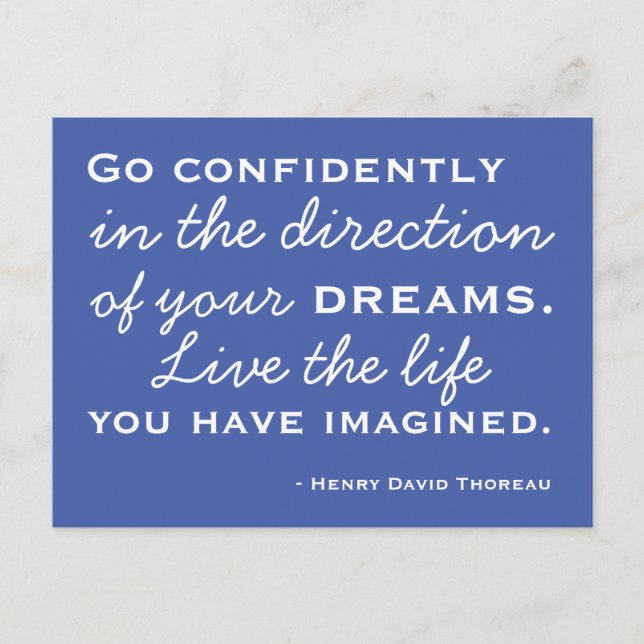 Happiness Inspiration -  Motivational Postcard (Front)