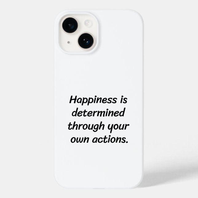 Happiness iPhone Case (Back)