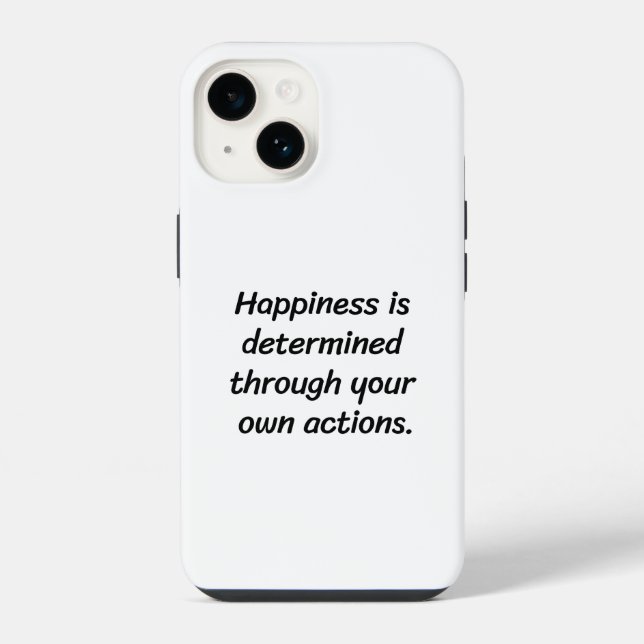 Happiness iPhone Case (Back)