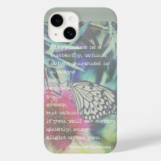 Happiness is a Butterfly - Inspiring Quote Case-Mate iPhone 14 Case