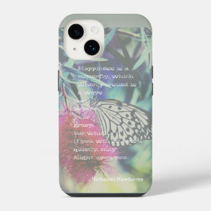 Happiness is a Butterfly - Inspiring Quote iPhone 14 Case