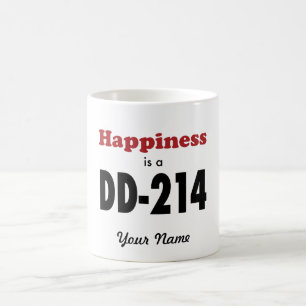 Happiness is a DD-214 Coffee Mug