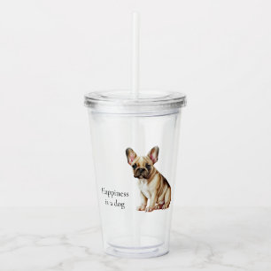 Happiness is a Dog Acrylic Tumbler