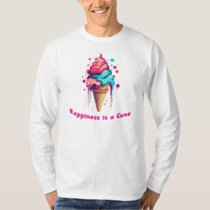 Happiness is a Ice Cream Cone T-Shirt