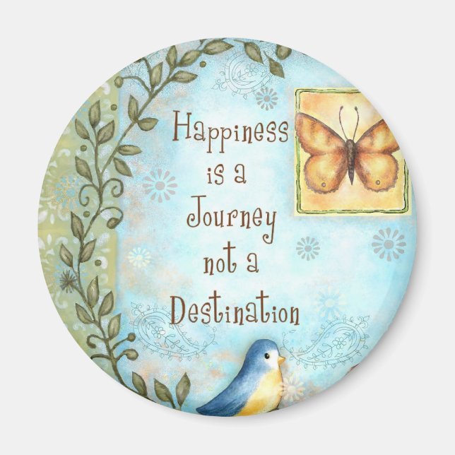 Happiness is a Journey Magnet (Front)