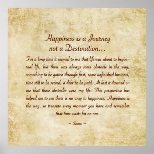 Happiness is a Journey. Poster