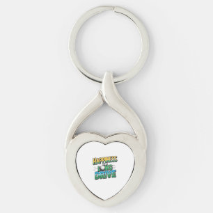 Happiness is a Long Drive, Golf Key Ring