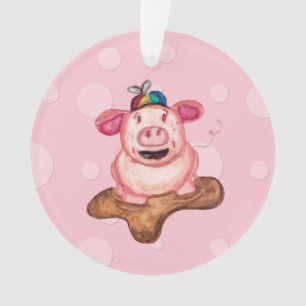 Happiness is a Mud Puddle Ornament