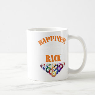 Happiness Is A Perfect Rack Billiard Game Lover Bi Coffee Mug
