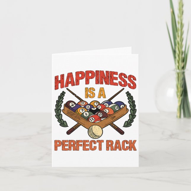 Happiness Is A Perfect Rack.  Card (Front)