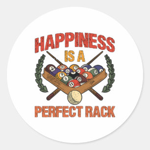 Happiness Is A Perfect Rack. - Copy Classic Round Sticker