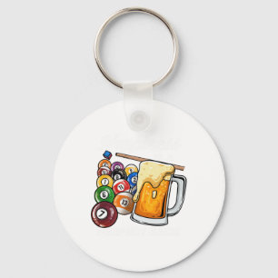 Happiness Is A Perfect Rack I Pool Billiards Playe Key Ring