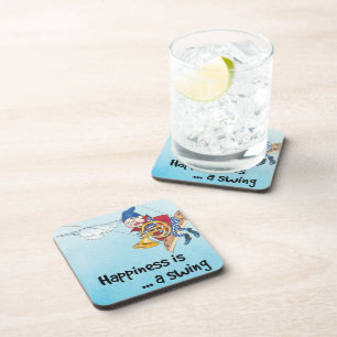 Happiness is a swing  coaster