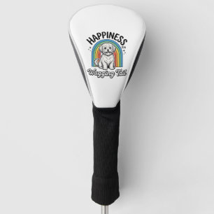 Happiness Is a Wagging Tail Dog Lover Design_1 Golf Head Cover