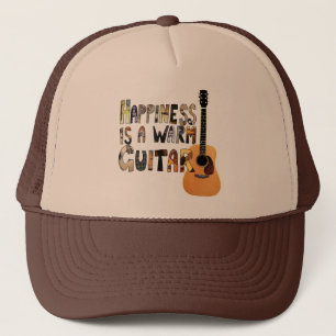 Happiness is a Warm Guitar Trucker Hat