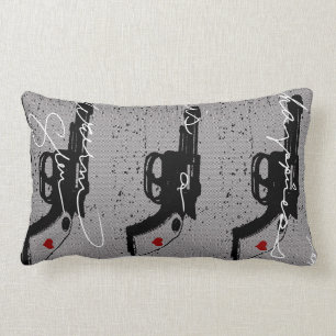 Happiness is a warm gun pillow