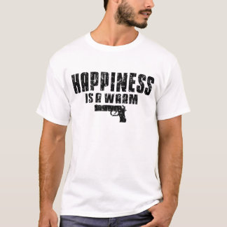 Happiness is a warm gun t shirt