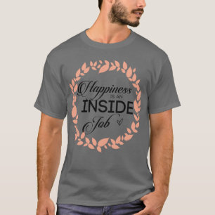 Happiness Is An Inside Job Wreath T-Shirt