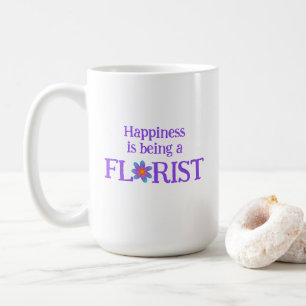 Happiness is Being a Florist Mug