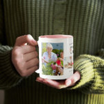 Happiness is Being a Gigi Blush Floral 4 Photo Mug<br><div class="desc">Embrace the joy of cherished memories with our 'Happiness is Being a Gigi' Blush Floral 4 Photo mug. This beautifully crafted mug encapsulates the essence of grandmotherly love, adorned with delicate floral accents and space for four heartwarming photos. Whether sipping your favourite brew or simply basking in the warmth of...</div>