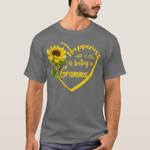 Happiness Is Being A Gramma Sunflower MotherS Day T-Shirt