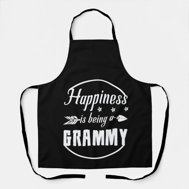 Happiness Is Being A Grammy Cute Grammy Apron (Front)