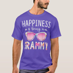 Happiness Is Being A Grammy Est 2022 Women Floral T-Shirt