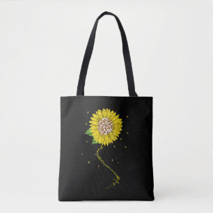 Happiness Is Being A Grammy Floral Mimi Christmas Tote Bag