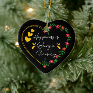 Happiness Is Being A Grammy Mother's Day Funny Ceramic Tree Decoration