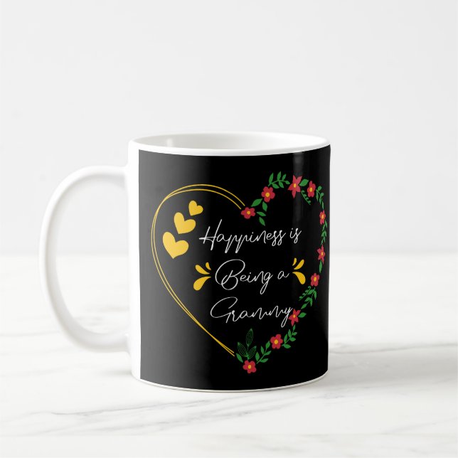 Happiness Is Being A Grammy Mother's Day Funny Coffee Mug (Left)