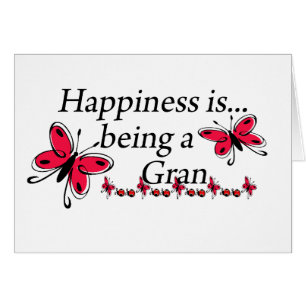 Happiness Is Being A Gran BUTTERFLY