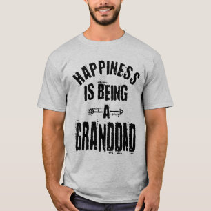 Happiness is Being a Granddad Gifts T-Shirt