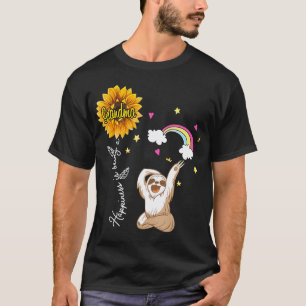 Happiness Is Being A Grandma Cute Sloth T-Shirt