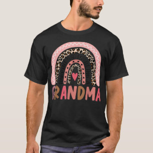 Happiness Is Being A Grandma Women Rainbow Decor G T-Shirt