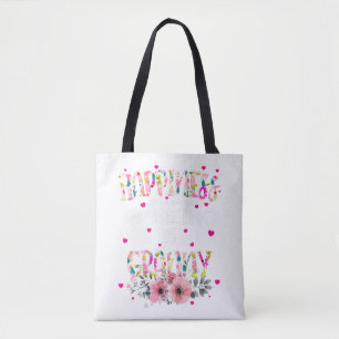 Happiness Is Being A Granny Floral Mimi Christmas Tote Bag