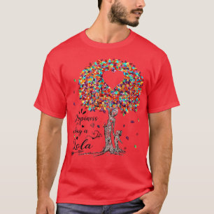 Happiness Is Being A Lola Tshirt Cute Mother's Day